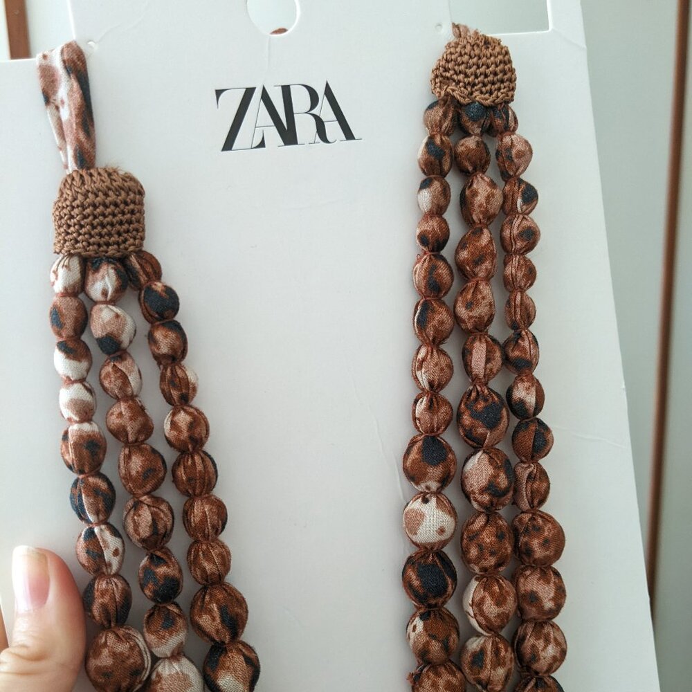 Zara beaded necklace